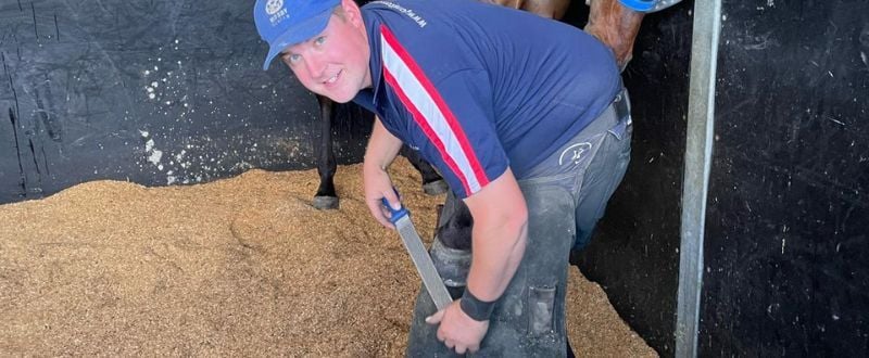 Farrier Matthew Martin about shoeing race horses