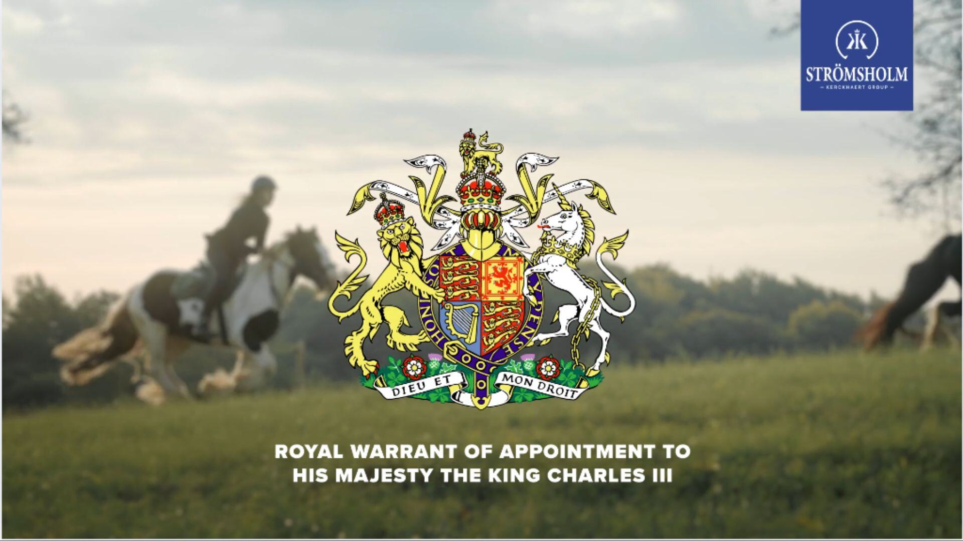 Royal Warrant of Appointment to His Majesty The King Charles III